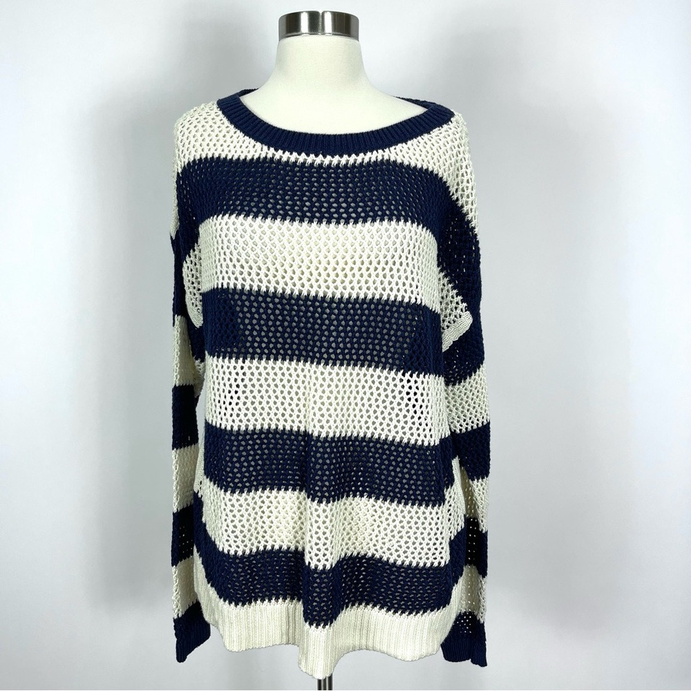 PJK Patterson J Kincaid open knit sweater